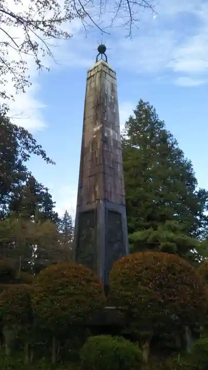 岩手護國神社の塔