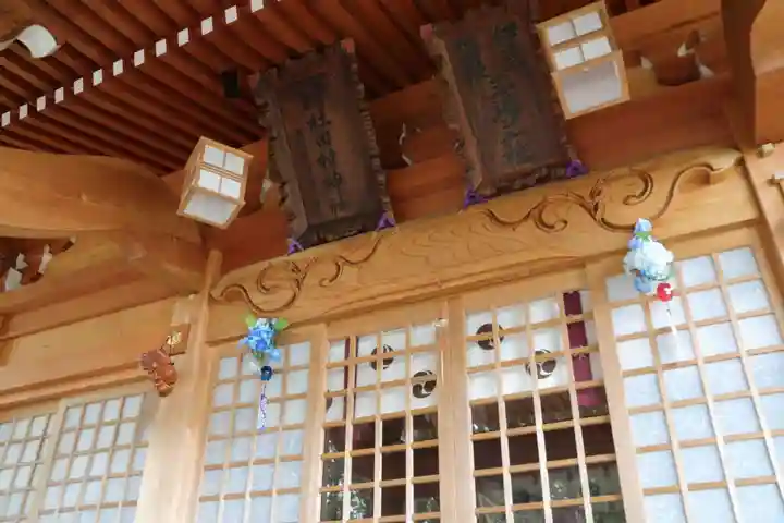 阿久津「田村神社」(郡山市阿久津町)旧社名:伊豆箱根三嶋三社の本殿・本堂