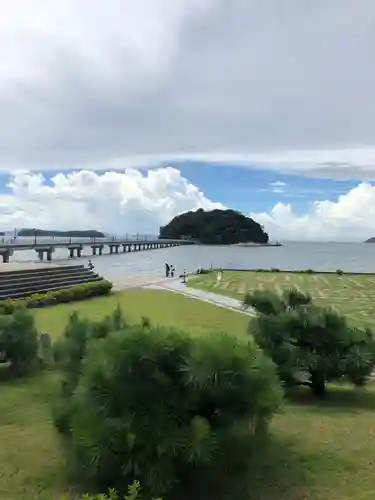 八百富神社の景色