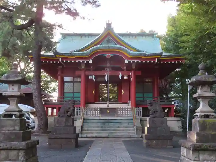 馬込八幡神社の本殿・本堂