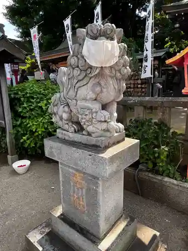 川越八幡宮の狛犬