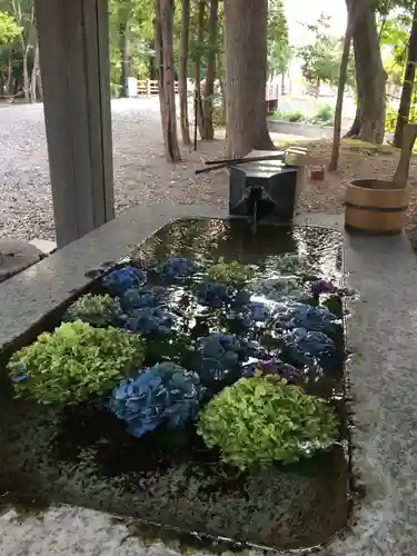 栗沢神社の手水舎