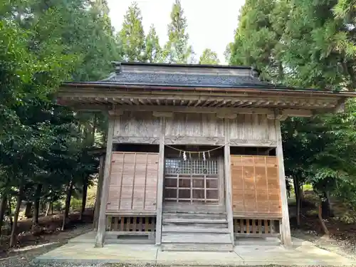 圓田神社の本殿・本堂