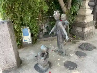 池尻稲荷神社の像