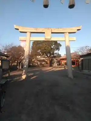蛎瀬八坂神社の鳥居