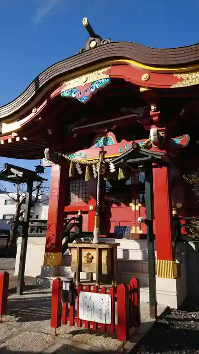 多摩川諏訪神社の本殿・本堂