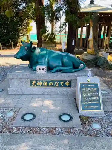 朝日森天満宮の狛犬