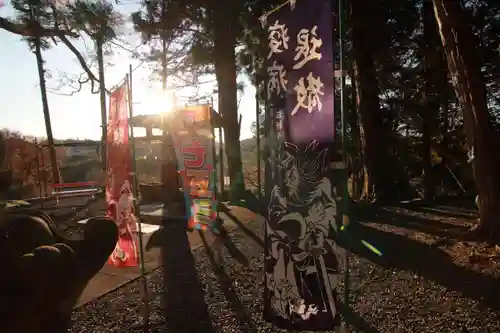 阿久津「田村神社」（郡山市阿久津町）旧社名：伊豆箱根三嶋三社の景色