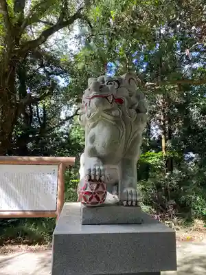 倭文神社の狛犬