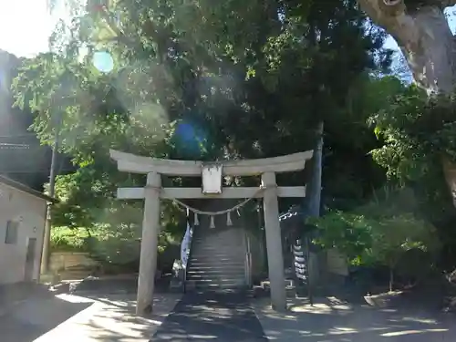 田間神社の鳥居