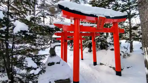 富良野神社の鳥居