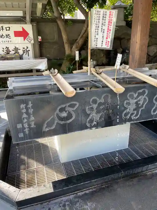 成田山深川不動堂(新勝寺東京別院)の手水舎