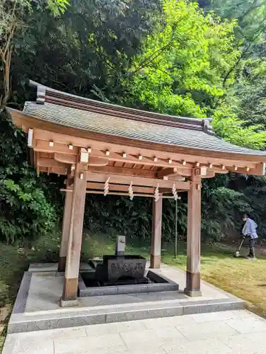 富岡八幡宮の手水舎