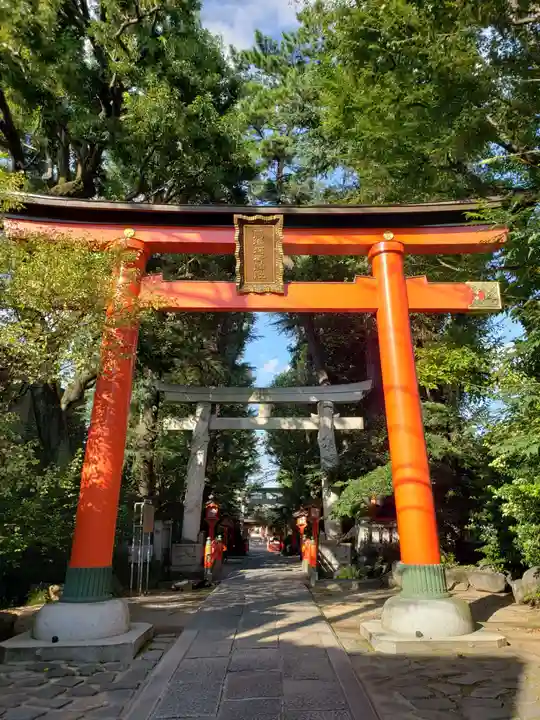 馬橋稲荷神社の鳥居