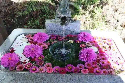 木幡山隠津島神社(二本松市)の手水