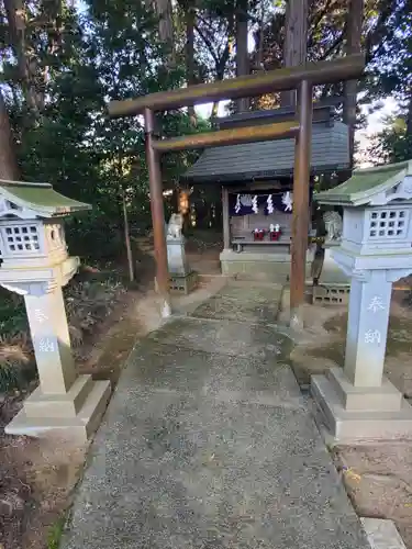 加波山三枝祇神社本宮の末社