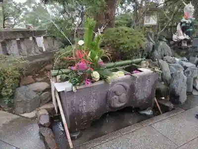 江島神社の手水舎