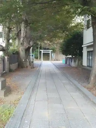 所澤神明社の鳥居