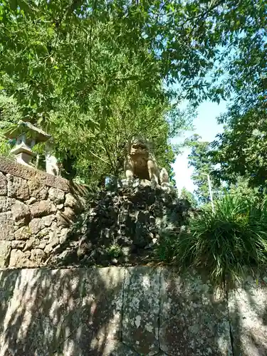 村山浅間神社の狛犬