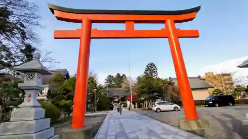 湯倉神社の鳥居