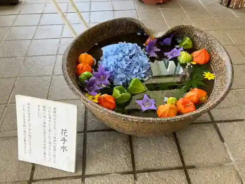 美瑛神社の手水