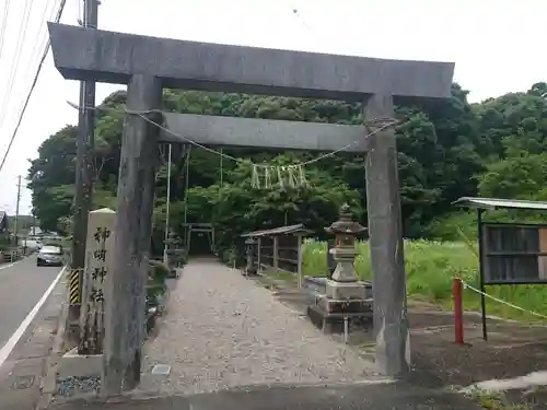 神明神社の鳥居