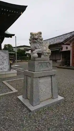 龍口明神社の狛犬