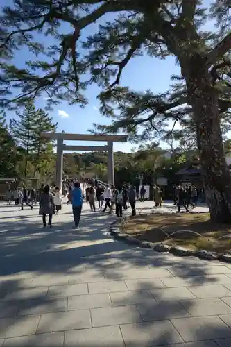 伊勢神宮内宮（皇大神宮）の鳥居