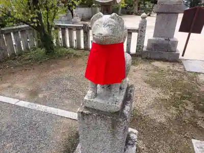 忌宮神社の狛犬