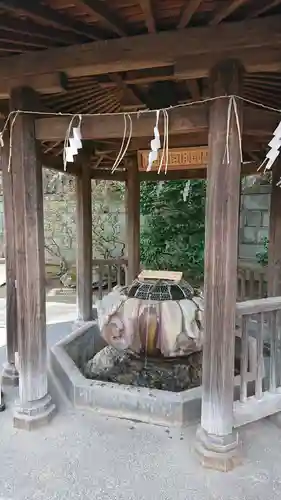 五條天神社の手水舎