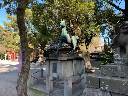 諏訪神社の狛犬