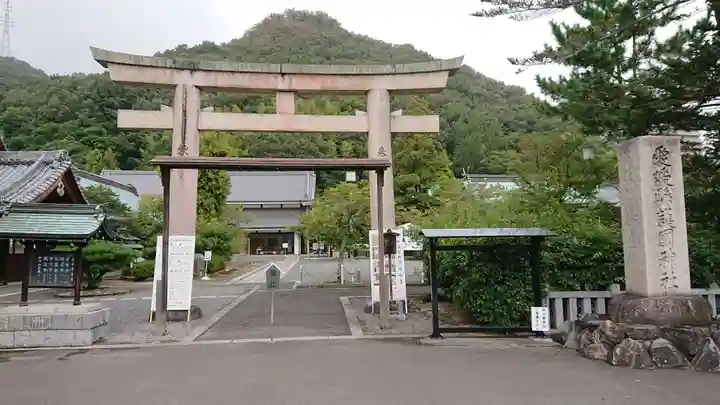 愛媛縣護國神社の鳥居