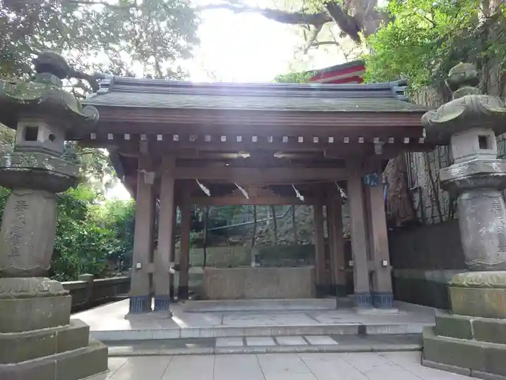 江島神社の手水舎