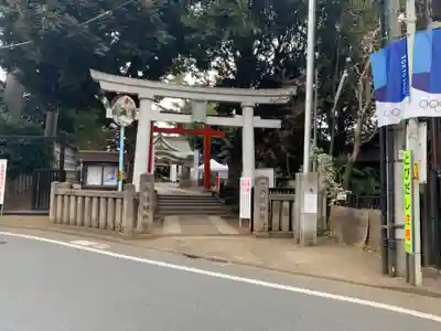 天沼八幡神社の鳥居