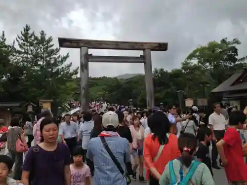 伊勢神宮内宮（皇大神宮）の鳥居