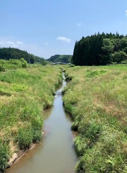 坪沼八幡神社の自然