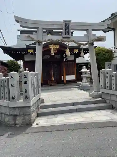 三十八神社の鳥居