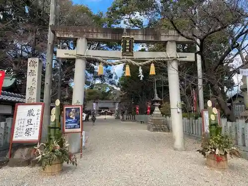 富部神社の鳥居