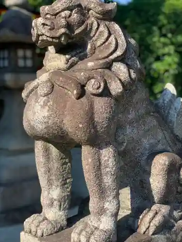 金攫八幡宮の狛犬