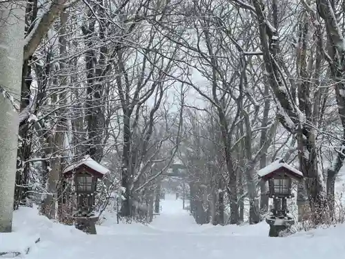 釧路一之宮 厳島神社の景色