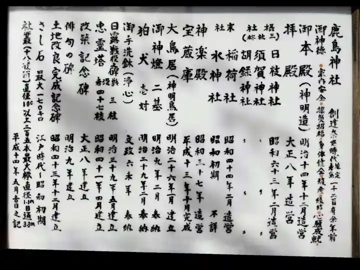 鹿島神社の歴史