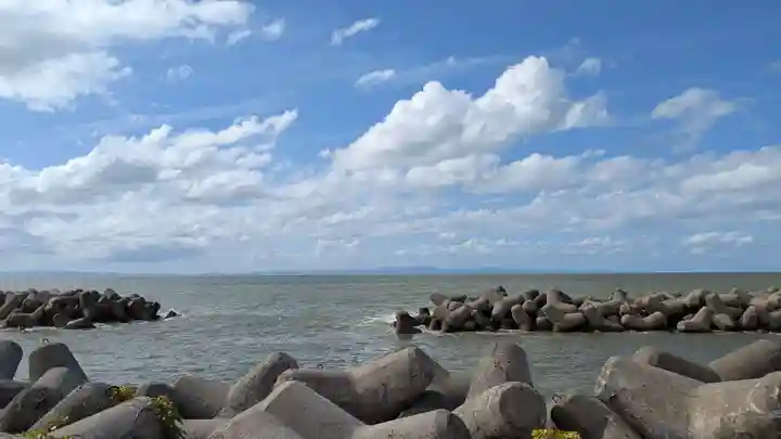 櫟原神社の景色