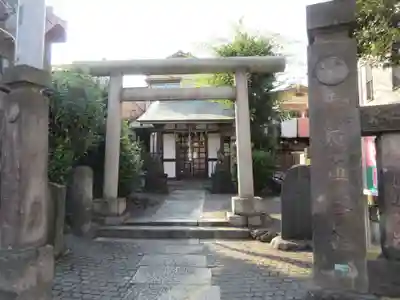 目白豊坂稲荷神社の鳥居