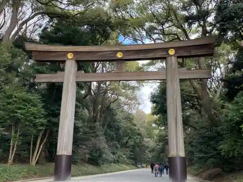 明治神宮の鳥居