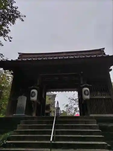 笠森寺の山門・神門