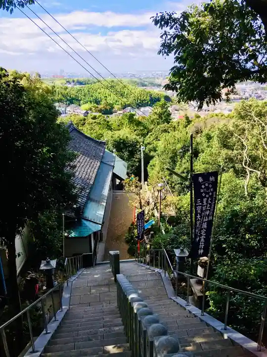 星田妙見宮の景色