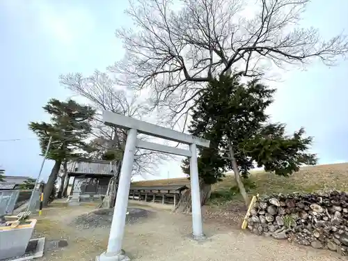 押付八劔神社の鳥居