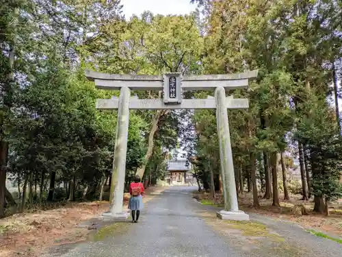 虫生神社の鳥居