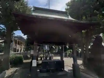 鮫州八幡神社の手水舎