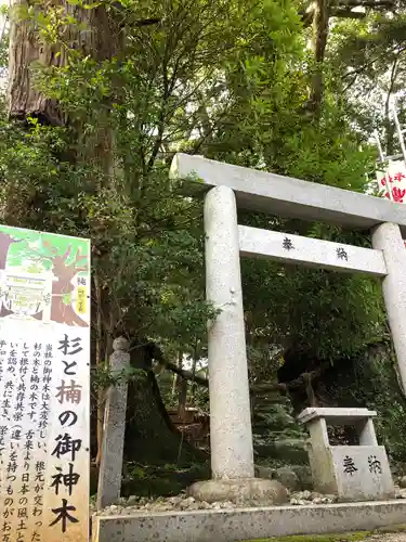 茜社の鳥居